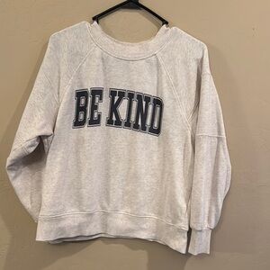 Maurices Light Gray Ribbed Sweatshirt